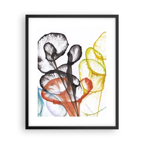 Poster in cornice nera - Fiori con l'anima - 40x50 cm