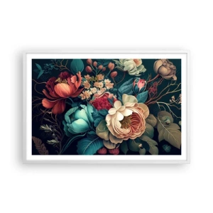 Poster in cornice bianca - Il fascino del 19esimo secolo - 91x61 cm