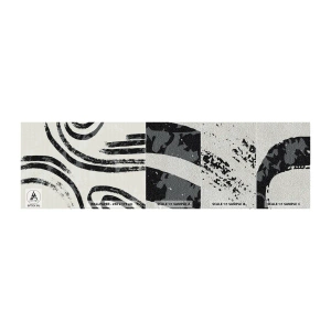 Campione di Fotomurale Premium Sand - Interrotto a metà - Minimalismo, Trattini, Boho - 100x30 cm