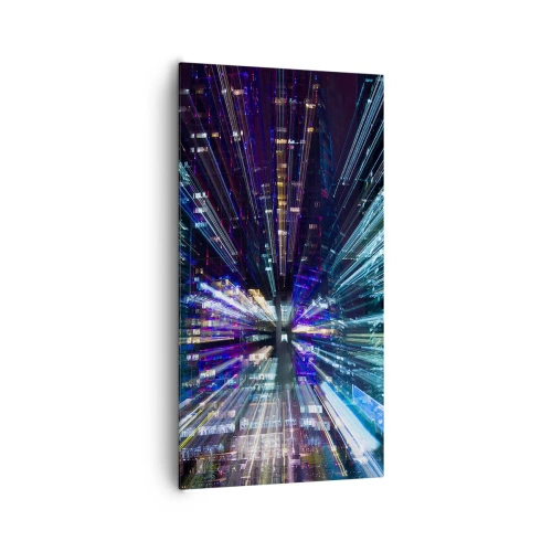 Quadro su tela - Stampe su Tela - Passaggio nell'iperspazio - 65x120 cm