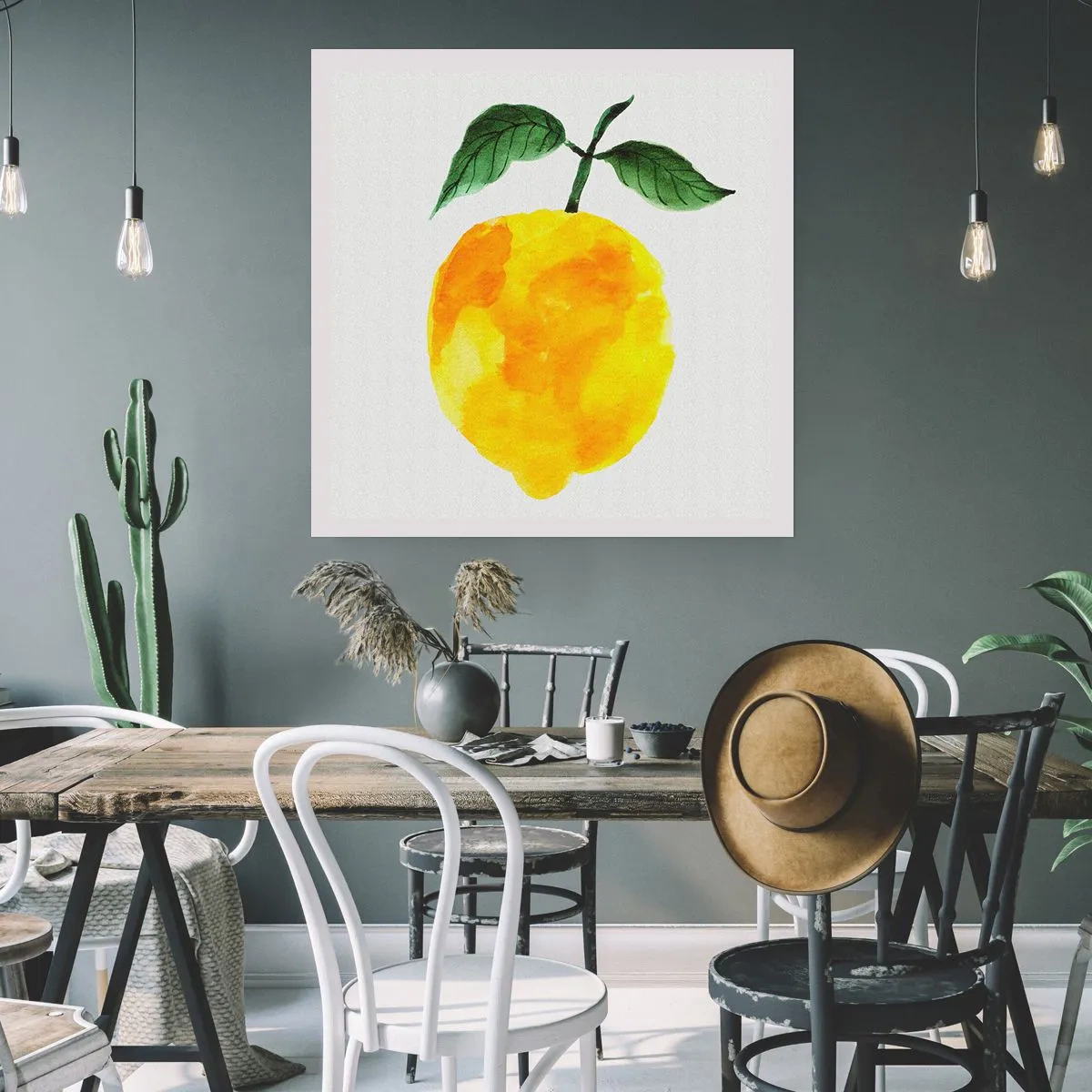 Poster - Scoprire il sapore del sole - 60x60 cm