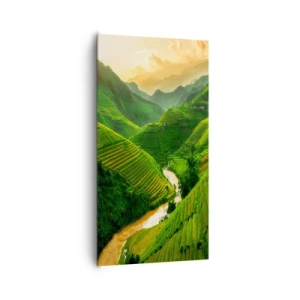 Quadro su tela - Stampe su Tela - Valle del Vietnam - 65x120 cm