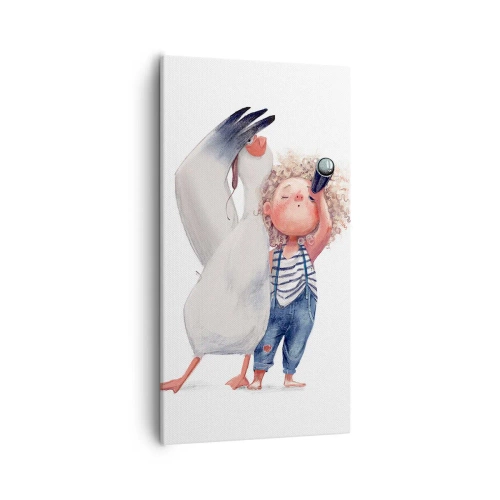 Quadro su tela - Stampe su Tela - Il progetto di un grande viaggio - 55x100 cm