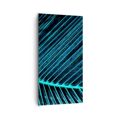 Quadro su tela - Stampe su Tela - La struttura del verde - 65x120 cm