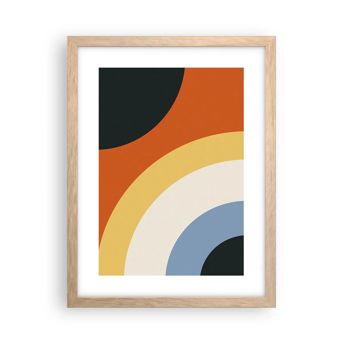 Poster in cornice rovere chiaro - Verso di se - 30x40 cm