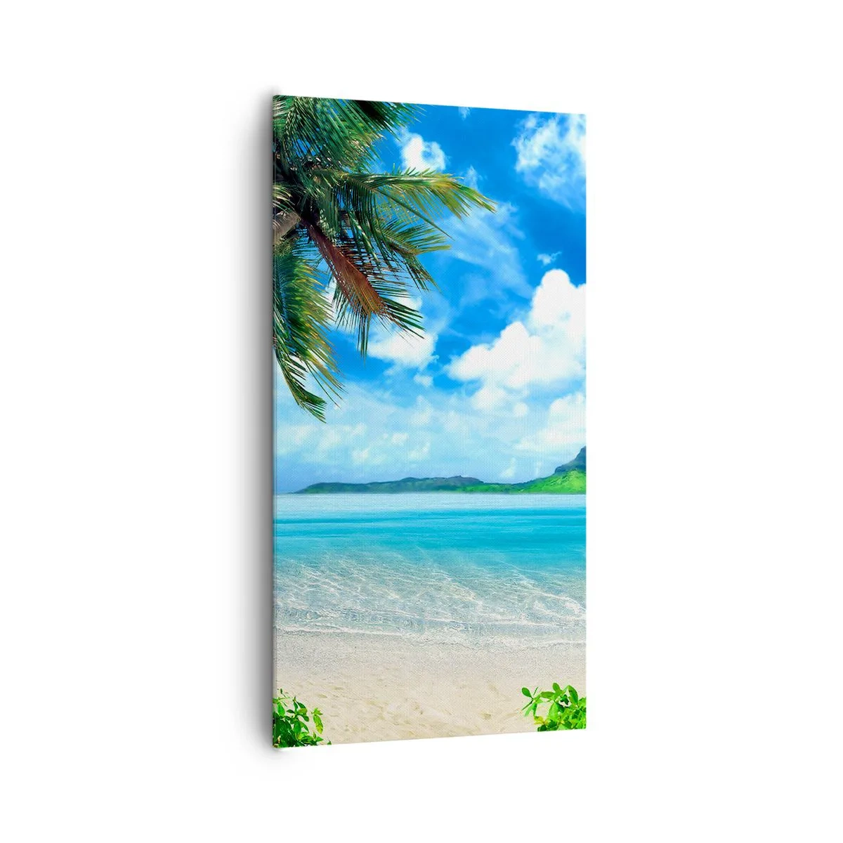 Quadro su tela - Stampe su Tela - L'azzurro dei tropici - 65x120 cm
