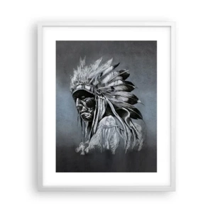 Poster in cornice bianca - Ritorno alle radici - 40x50 cm