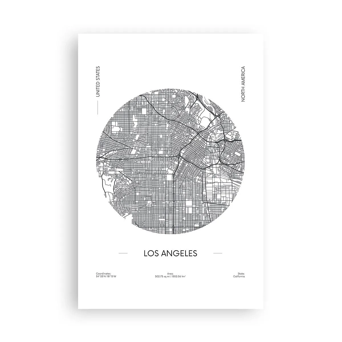 Poster - Anatomia di Los Angeles - 61x91 cm