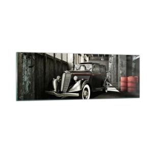 Quadro su vetro - L'eleganza eterna degli anni '30 - 90x30 cm