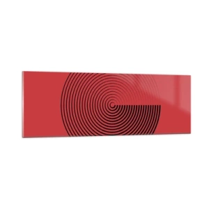 Quadro su vetro - Movimento circolare - 90x30 cm