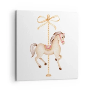 Quadro su tela - Stampe su Tela - Trotto aggraziato - 50x50 cm