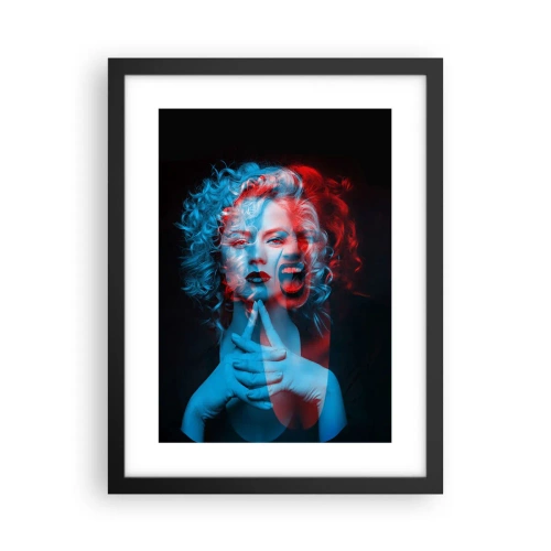 Poster in cornice nera - Alter ego - 30x40 cm