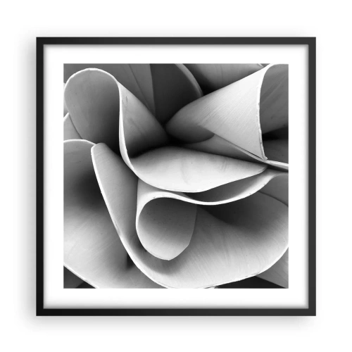 Poster in cornice nera - Avviene nello spazio - 50x50 cm
