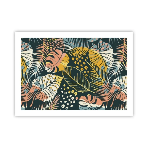 Poster - Fantasia di foglie - 70x50 cm