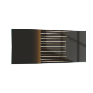 Quadro su vetro - Esaminare l'oscurità - 100x40 cm