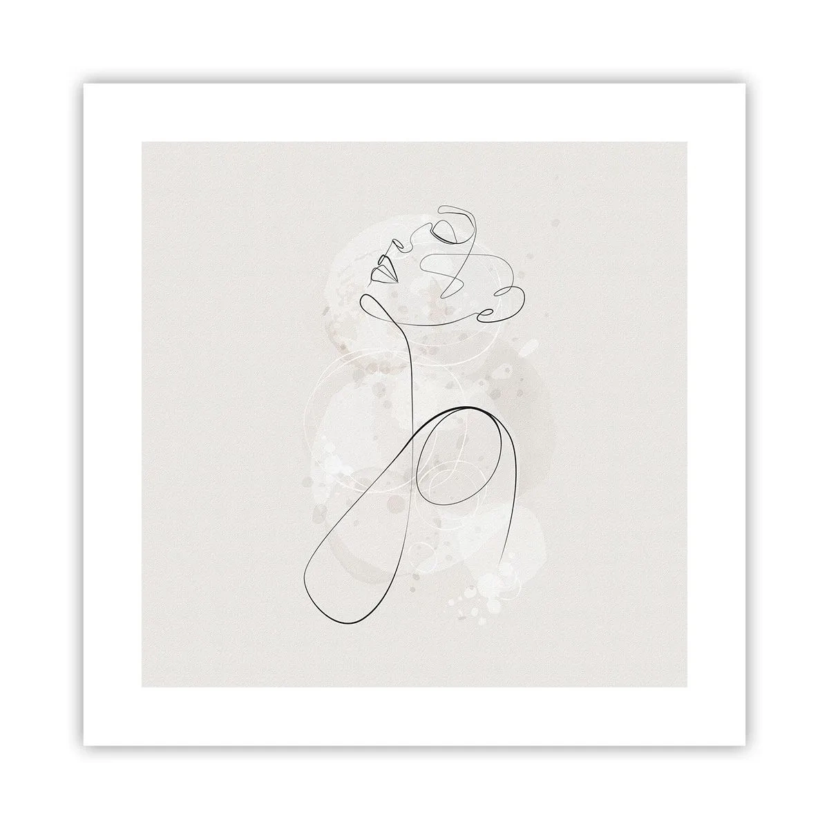 Poster - La spirale della bellezza - 40x40 cm