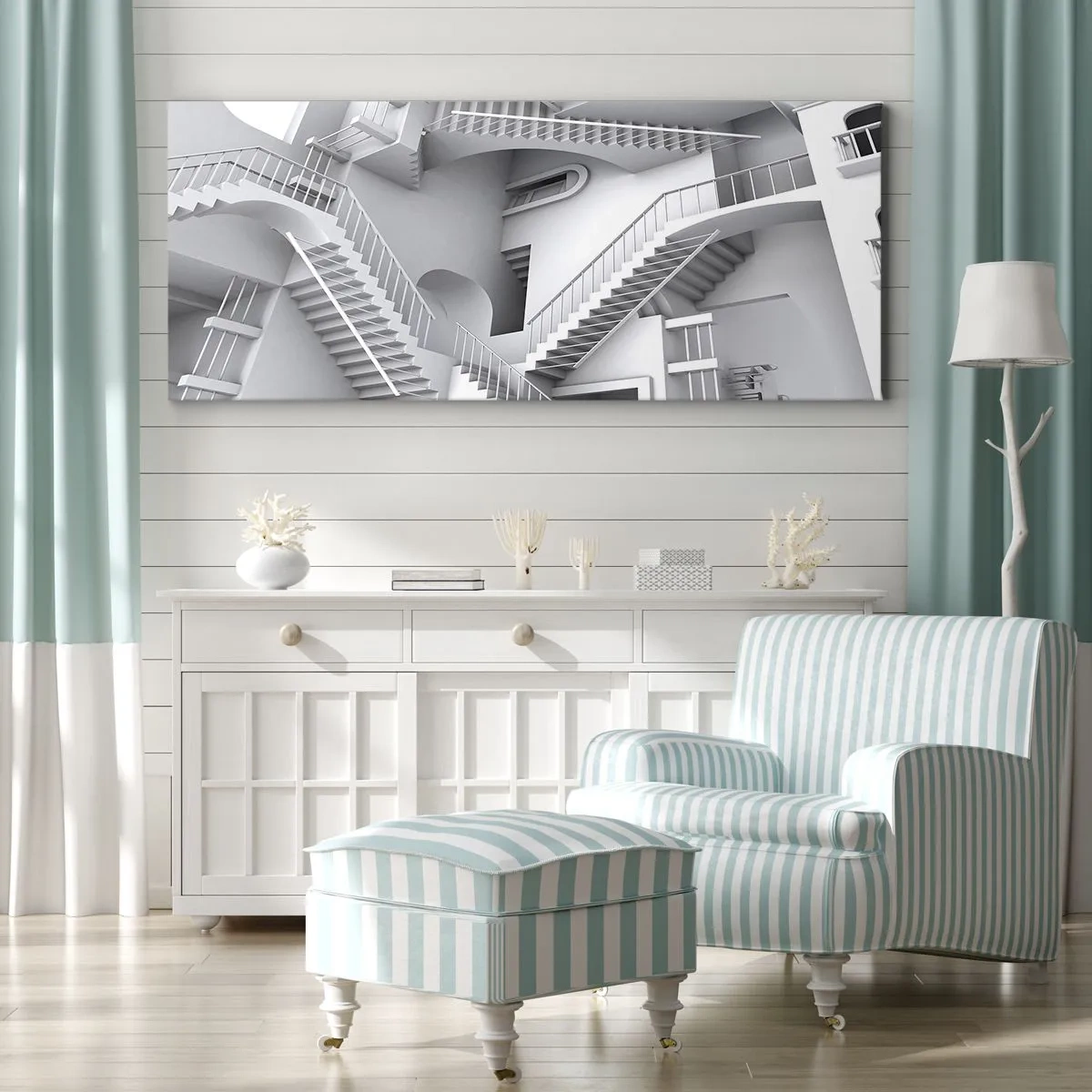 Quadro su tela - Stampe su Tela - Il paradosso dello spazio - 100x40 cm