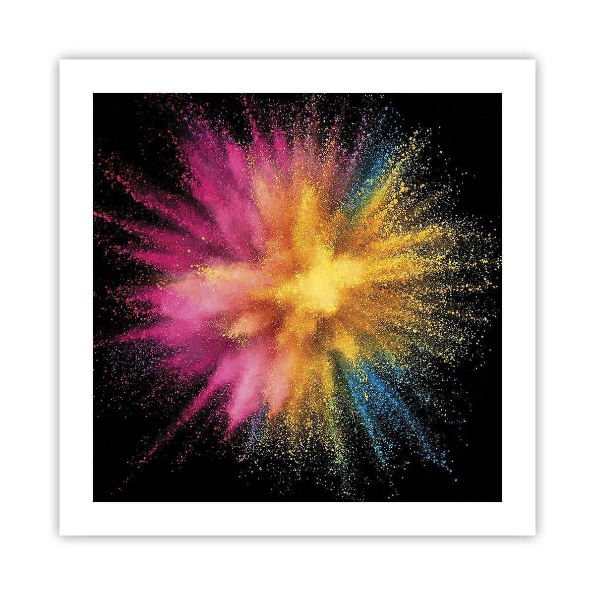 Poster - La nascita dei colori - 50x50 cm