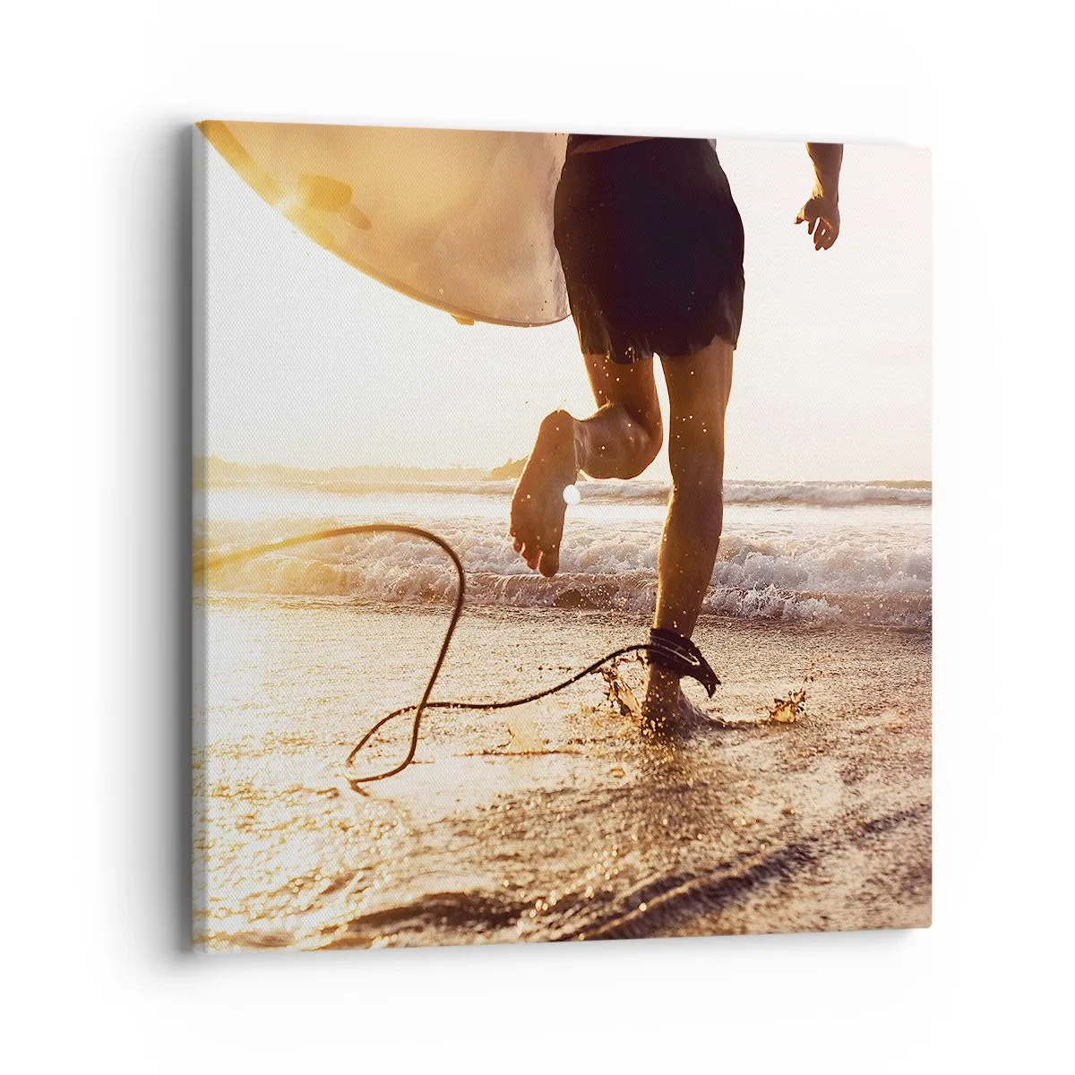 Quadro su tela - Stampe su Tela - L'incontro delle onde - 40x40 cm