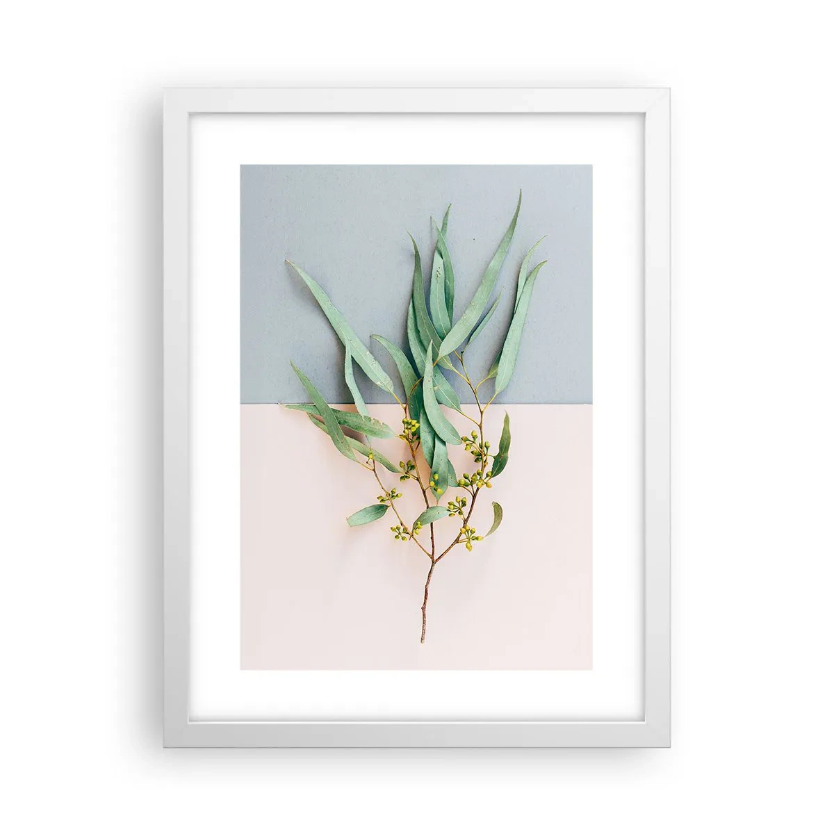 Poster in cornice bianca - Delicatezza pastello - 30x40 cm