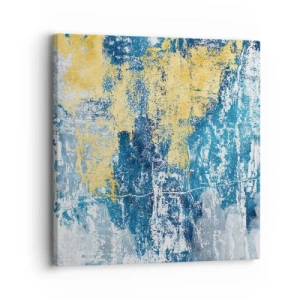 Quadro su tela - Stampe su Tela - Astrazione piena di ottimismo - 30x30 cm