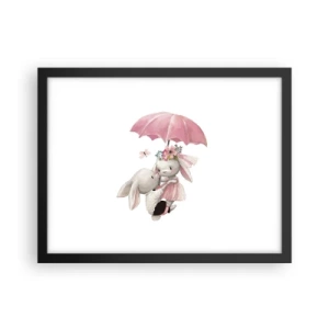 Poster in cornice nera - Questo è proprio amore - 40x30 cm