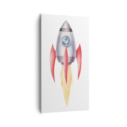 Quadro su tela - Stampe su Tela - Più in alto, più veloce, più lontano - 55x100 cm