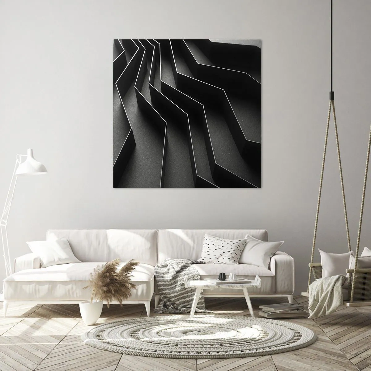 Quadro su tela - Stampe su Tela - Ordine tridimensionale - 70x70 cm