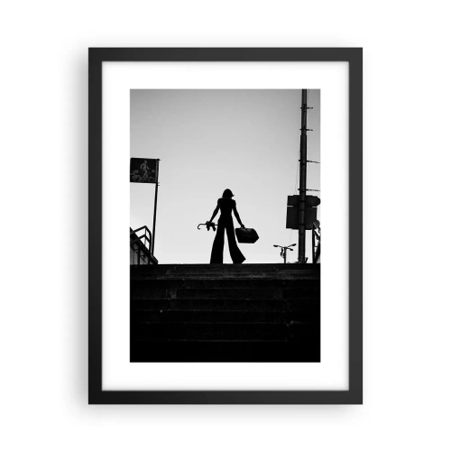 Poster in cornice nera - Gita cittadina - 30x40 cm