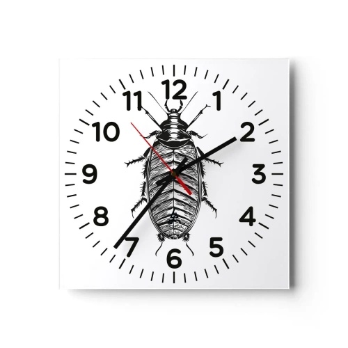 Orologio da parete - Orologio in Vetro - Che esemplare! - 40x40 cm