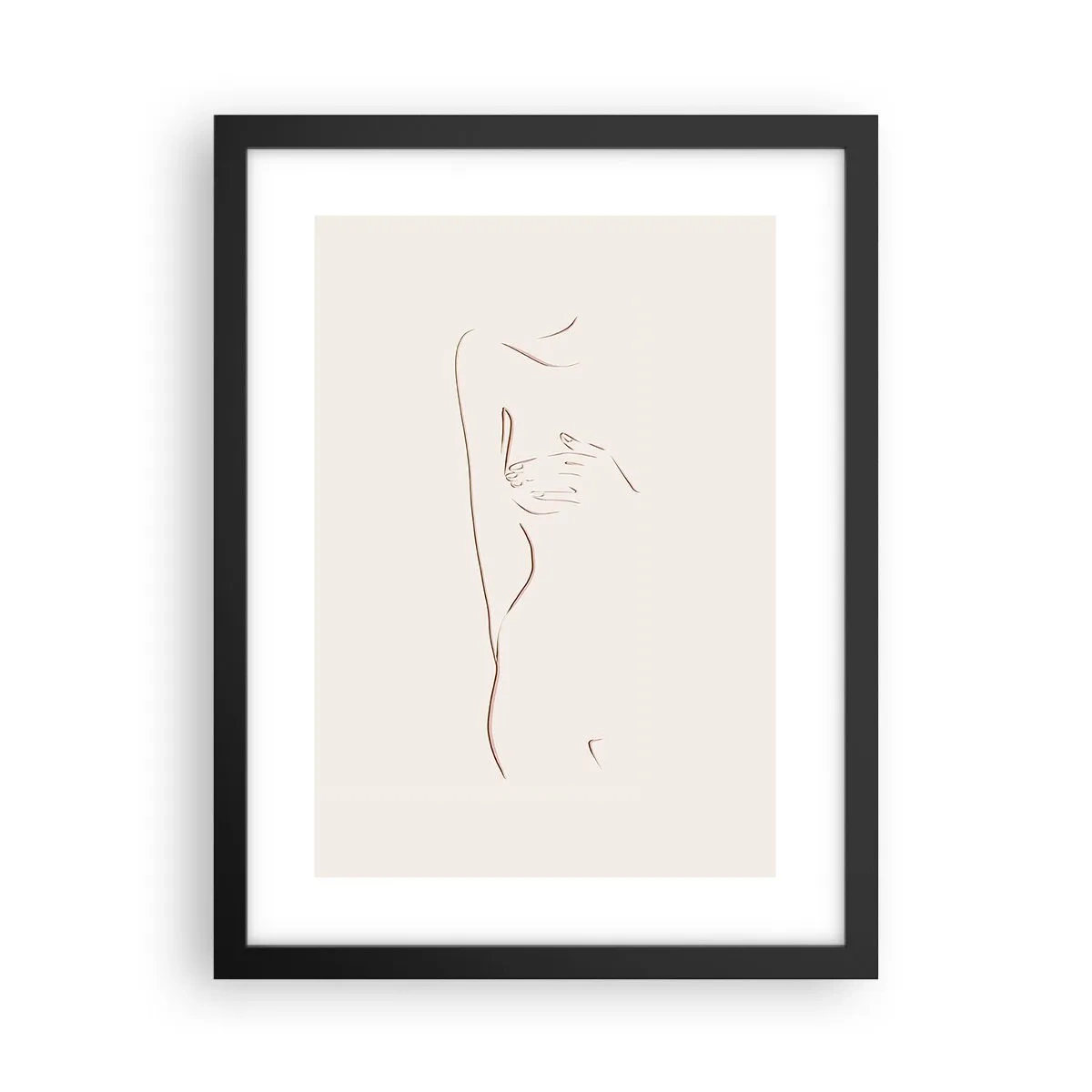 Poster in cornice nera - La forma del desiderio - 30x40 cm