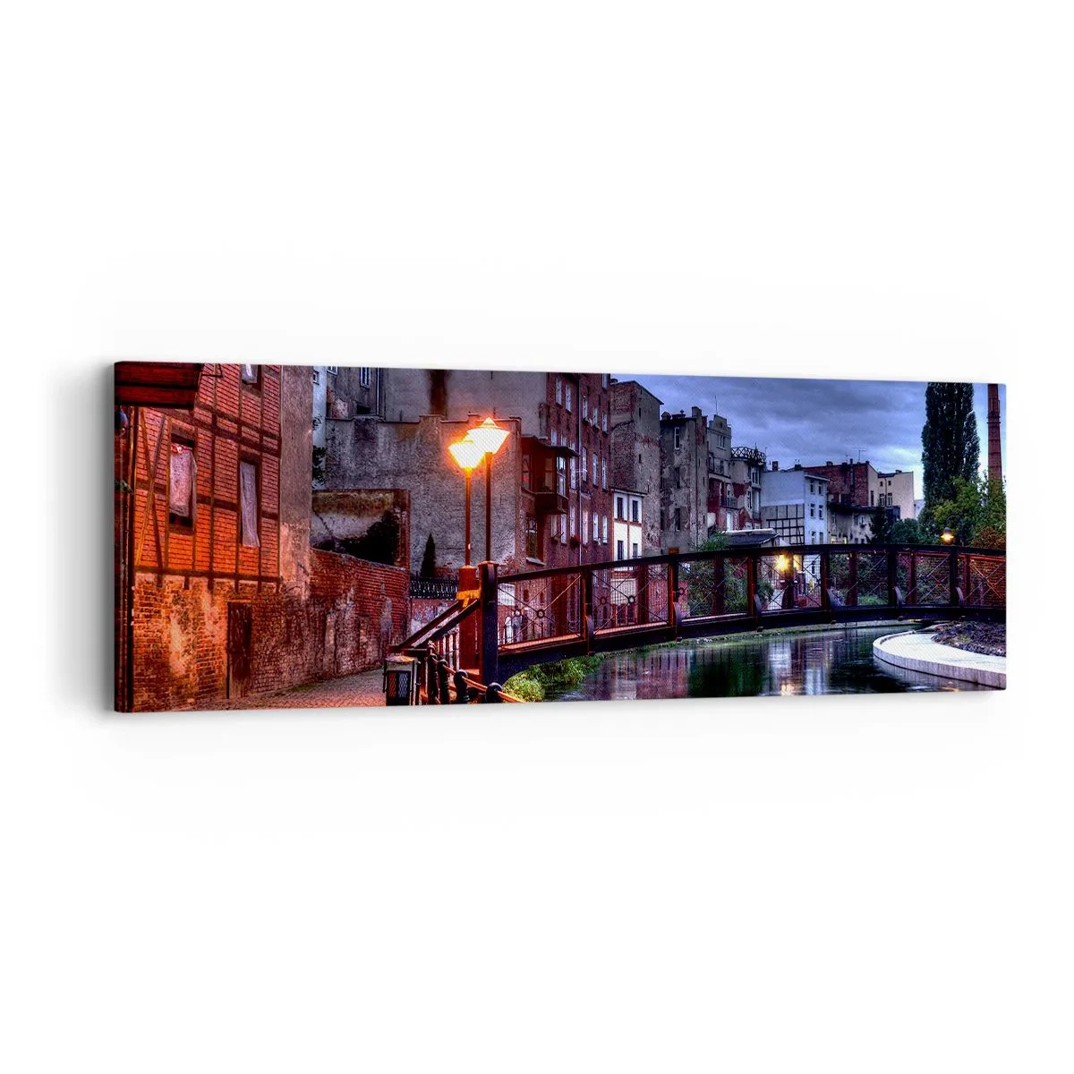 Quadro su tela - Stampe su Tela - Questa Bydgoszcz non la conosci - 90x30 cm