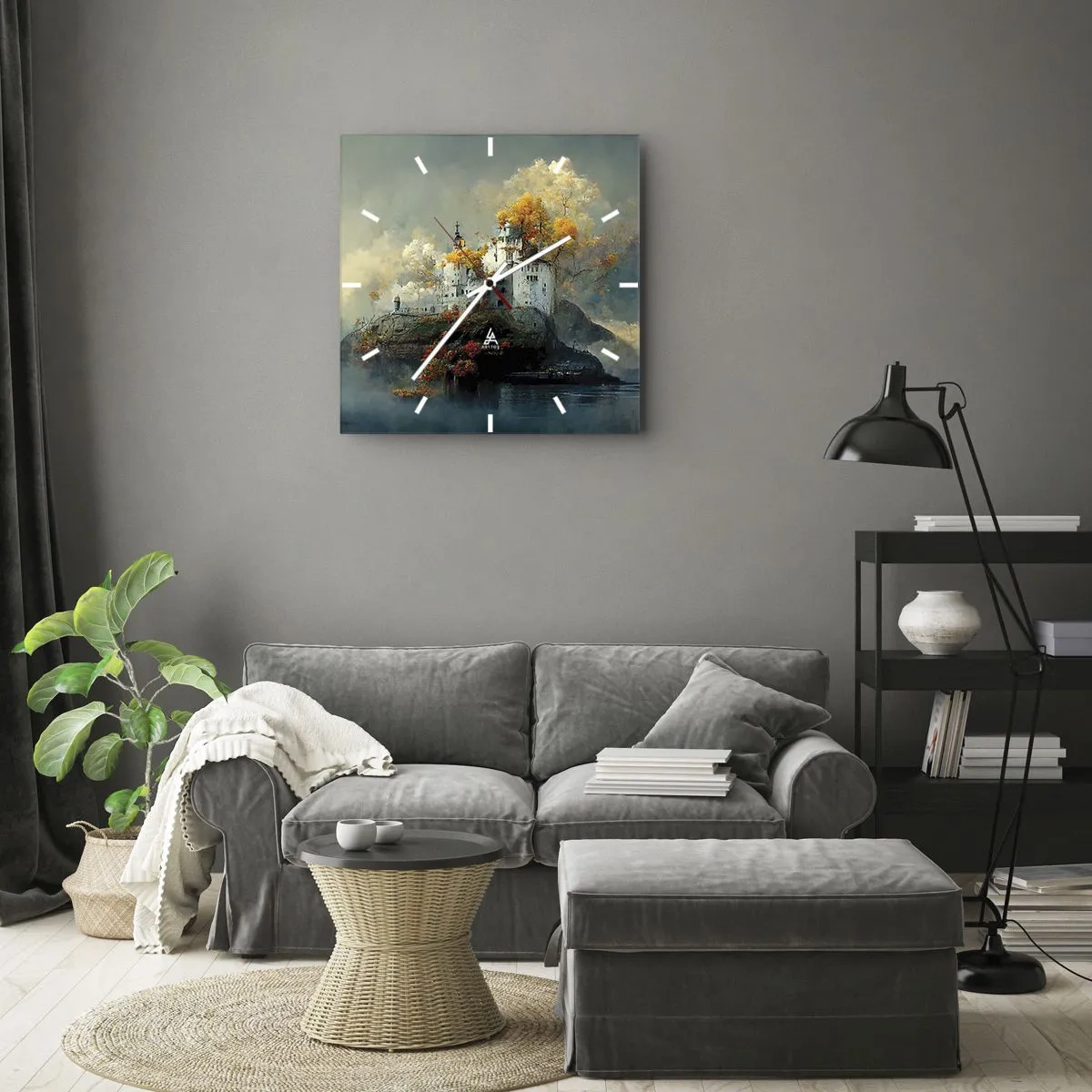 Orologio da parete - Orologio in Vetro - Inizio di una storia romantica - 40x40 cm