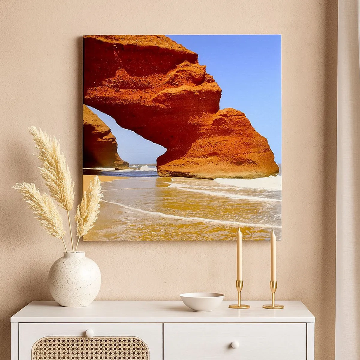 Quadro su tela - Stampe su Tela - Migliaia di anni di acqua e vento - 30x30 cm