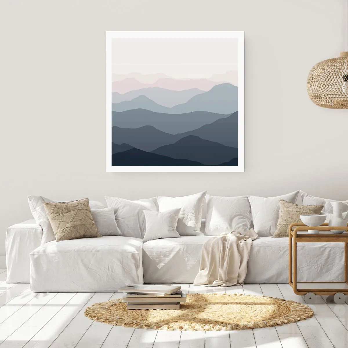 Poster - Le onde dei monti - 30x30 cm