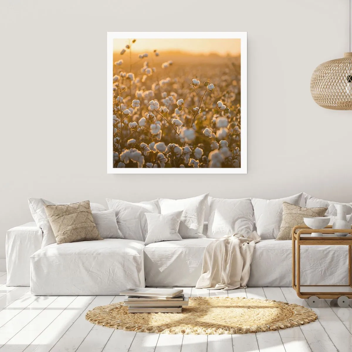 Poster - Campo di morbidezza - 30x30 cm
