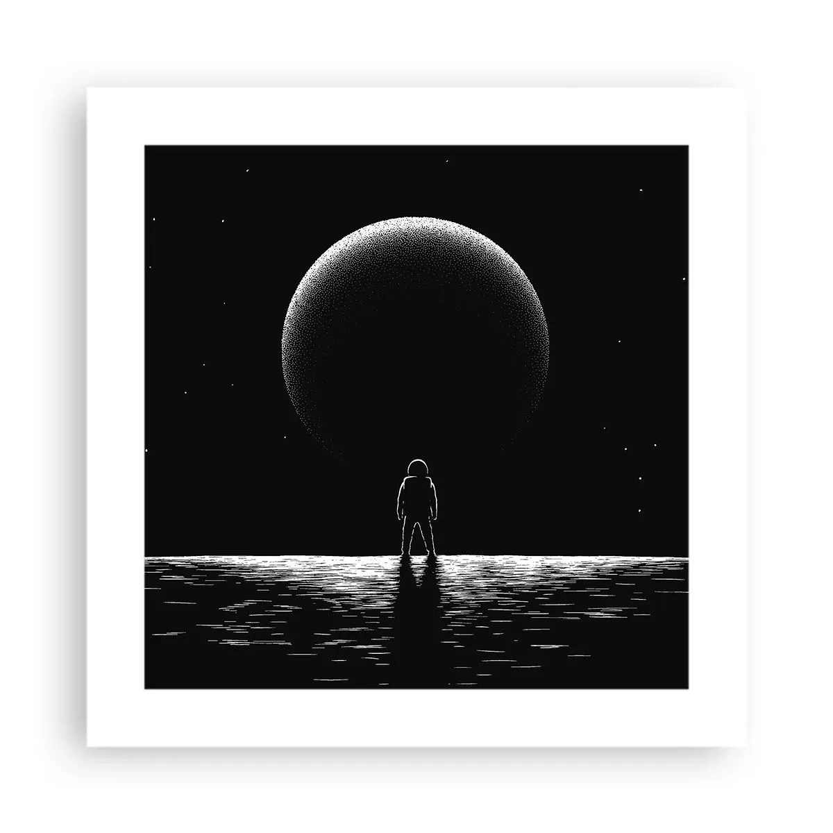 Poster - Faccia a faccia - 40x40 cm