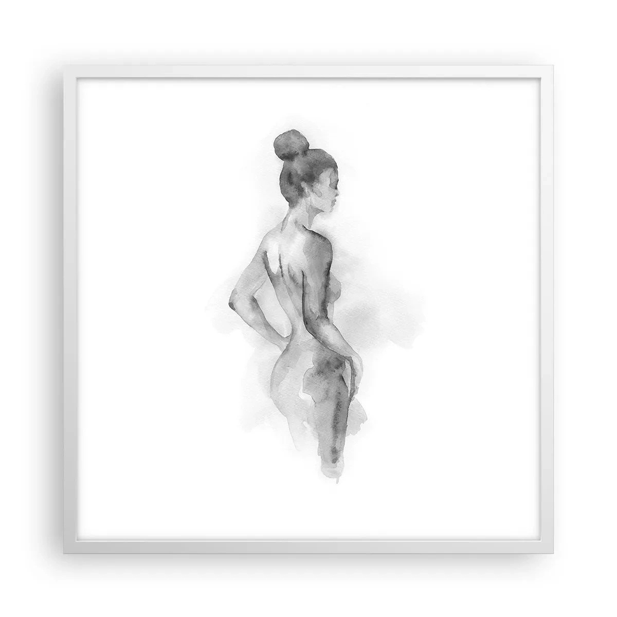 Poster in cornice bianca - Bella come un quadro - 60x60 cm