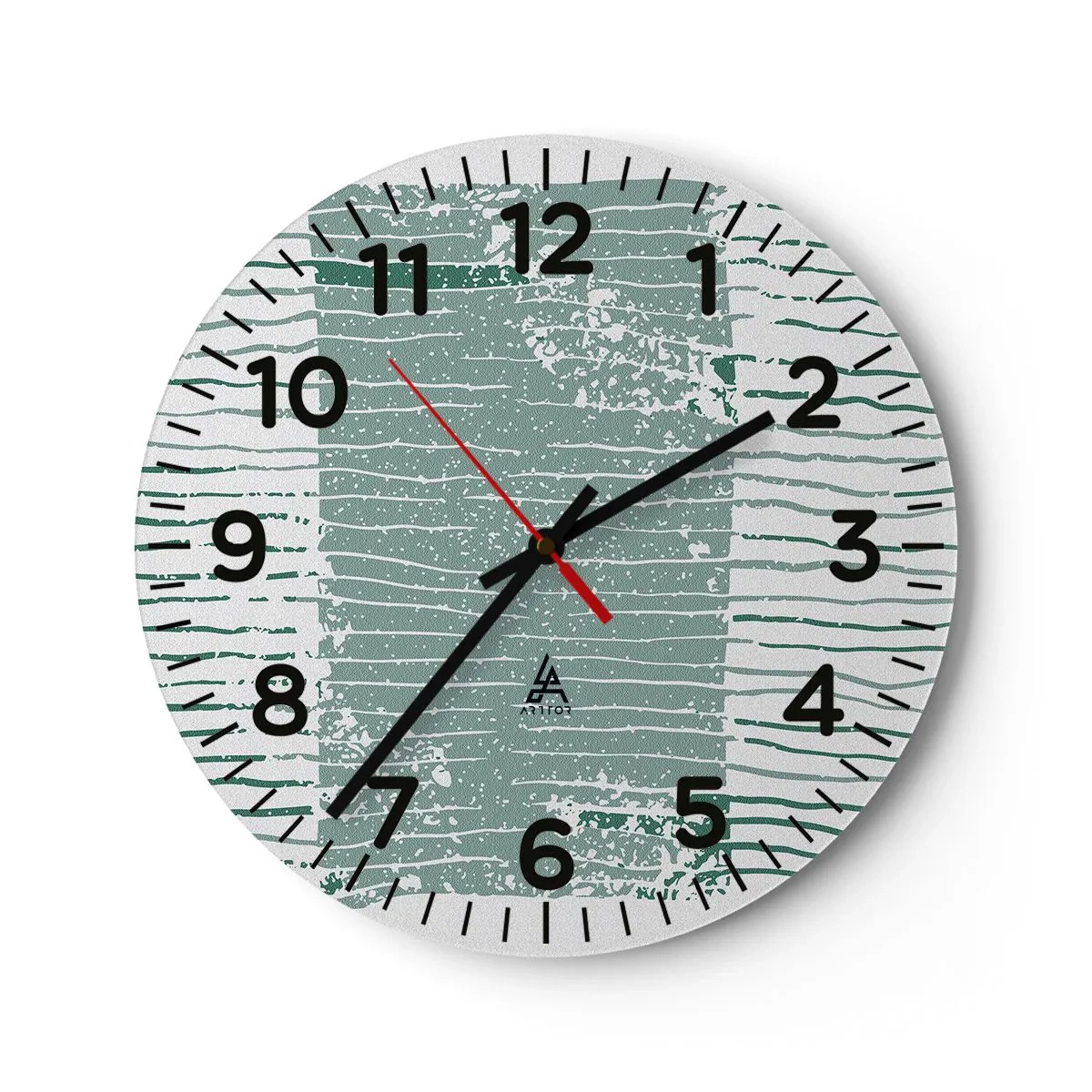 Orologio da parete - Orologio in Vetro - Astrazione marina - 40x40 cm