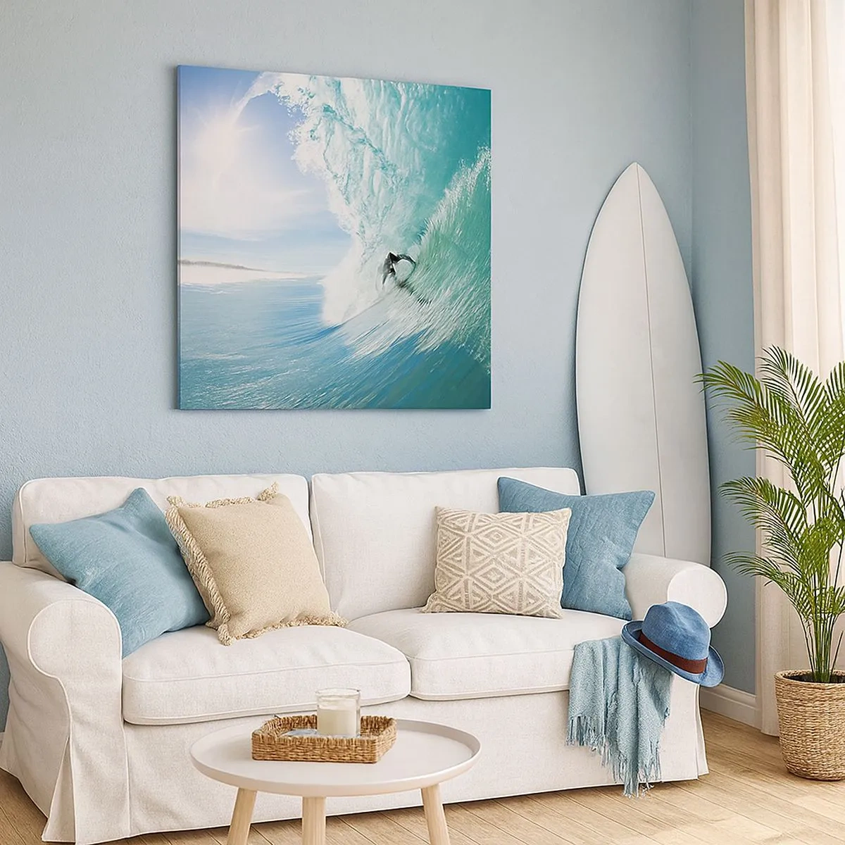 Quadro su tela - Stampe su Tela - Sempre sull'onda - 30x30 cm