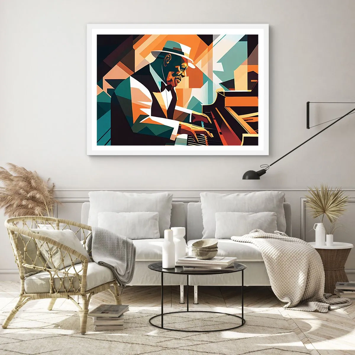 Poster in cornice bianca - Tutto il jazz - 91x61 cm