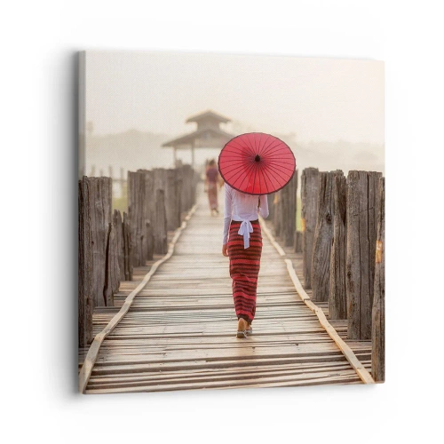 Quadro su tela - Stampe su Tela - Sul vecchio ponte - 30x30 cm