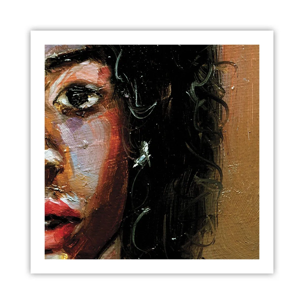 Poster - Oscurità e luce - 60x60 cm