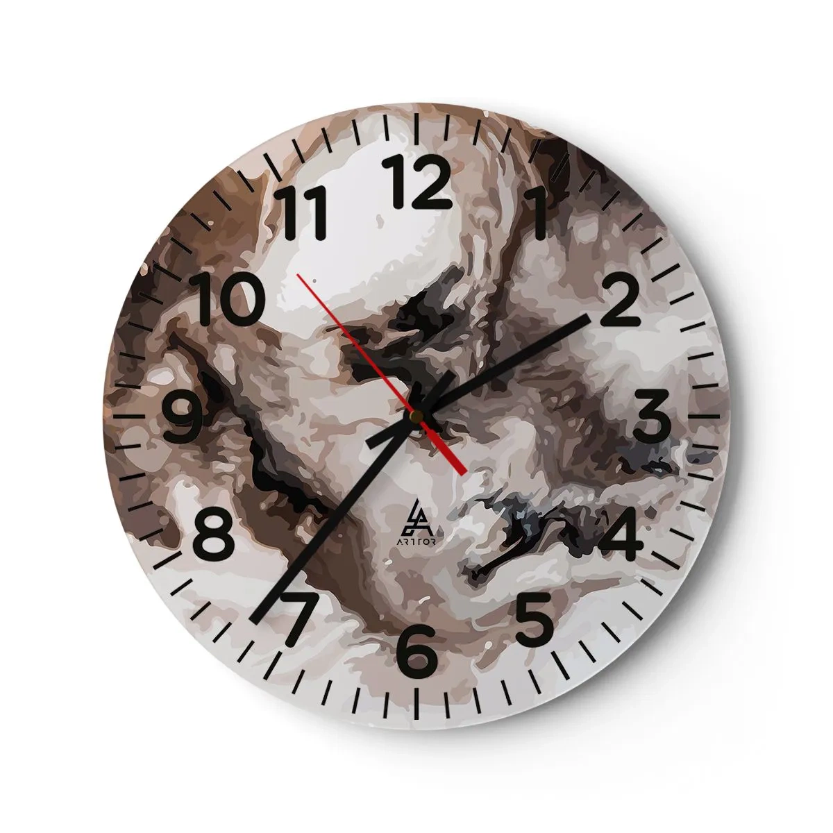 Orologio da parete - Orologio in Vetro - La nascita della galassia - 30x30 cm