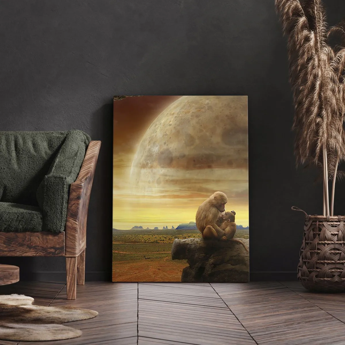 Quadro su tela - Stampe su Tela - L'amore è ovunque lo stesso - 55x100 cm