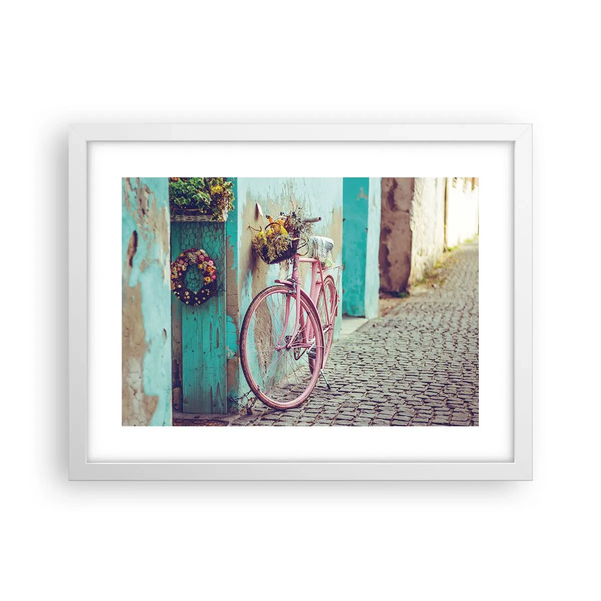 Poster in cornice bianca - Torno subito - 40x30 cm
