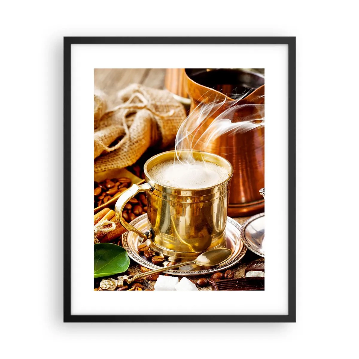 Poster in cornice nera - Buona giornata! - 40x50 cm