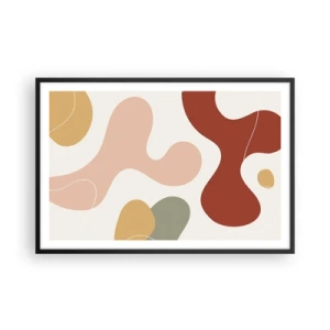 Poster in cornice nera - Ghirigori - 91x61 cm