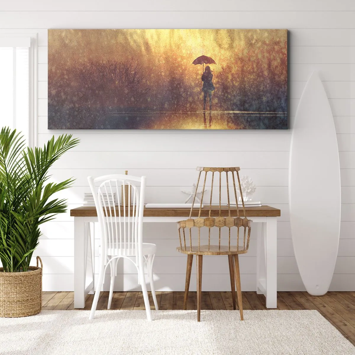Quadro su tela - Stampe su Tela - Sento che qualcuno mi guarda - 100x40 cm