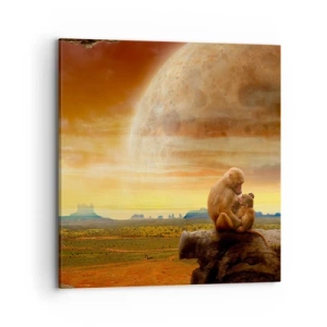 Quadro su tela - Stampe su Tela - L'amore è ovunque lo stesso - 70x70 cm